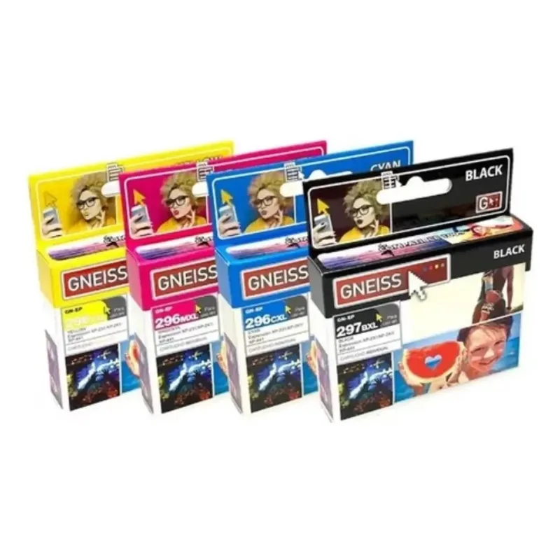 ÇARTUCHO EPSON 296XL (COLORES) 297XL NEGRO ALTERNATIVO