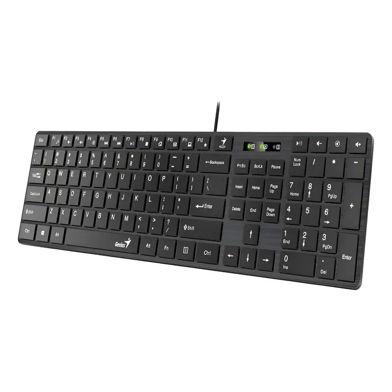 Teclado Genius Slimstar 126 Wired Multimedia
