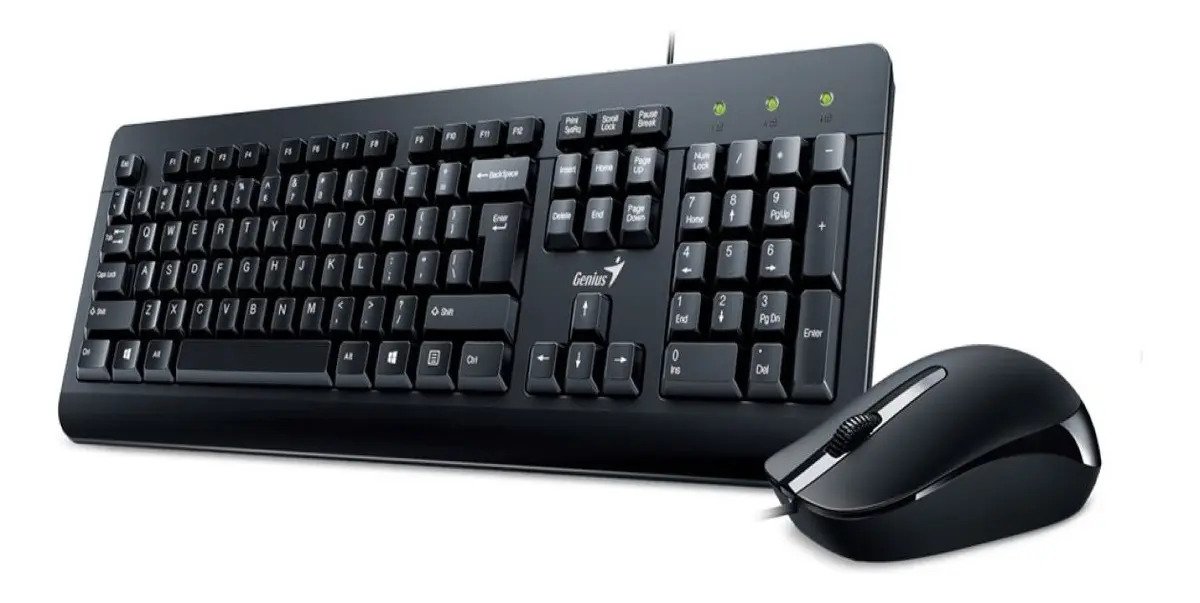 Combo Mouse+ Teclado Genius Km-160 Usb