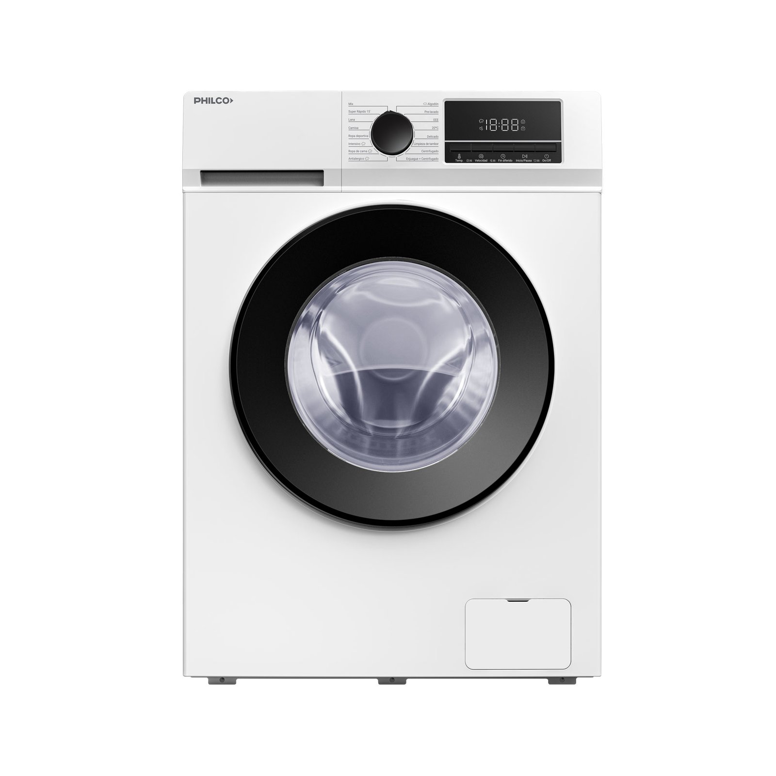 Lavarropas Automático Philco PHLF61BN 6 Kg 1000 RPM Inverter