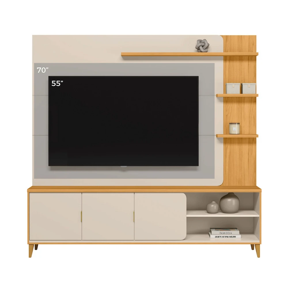 RACK NAPOLI PARA TV 70"